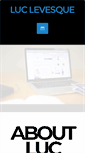 Mobile Screenshot of luclevesque.com